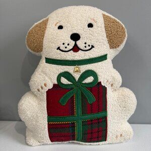 Hallmark Novelty Dog Dec Pillow Ivory